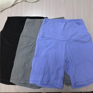 NVGTN Women’s high waisted shorts (3 pair)